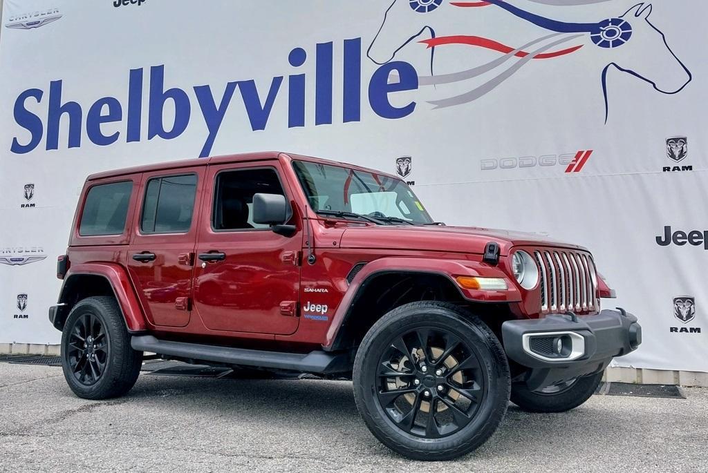 used 2021 Jeep Wrangler Unlimited 4xe car, priced at $33,983
