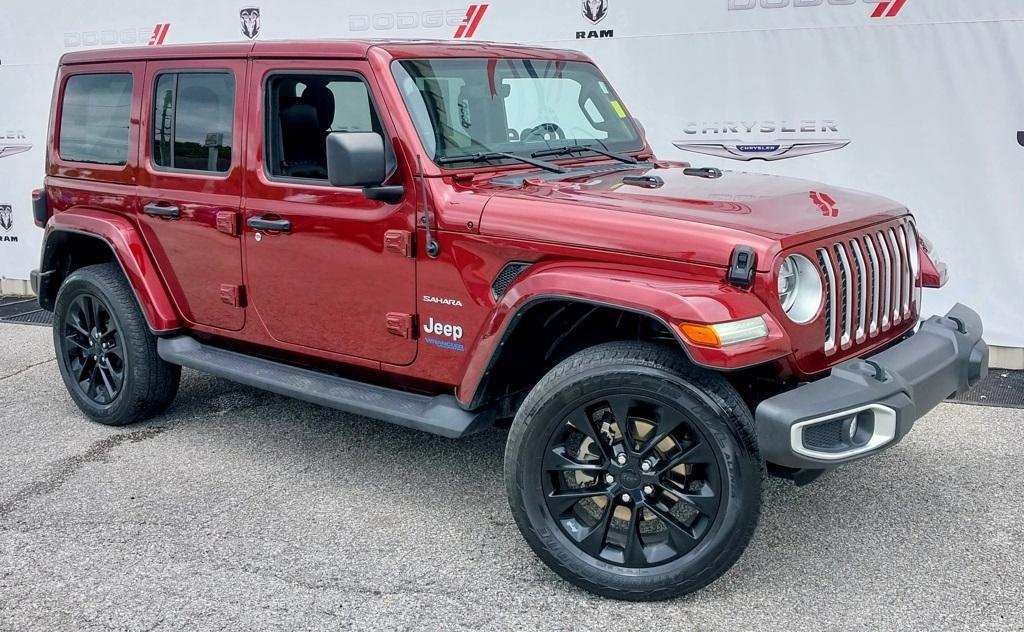 used 2021 Jeep Wrangler Unlimited 4xe car, priced at $33,983