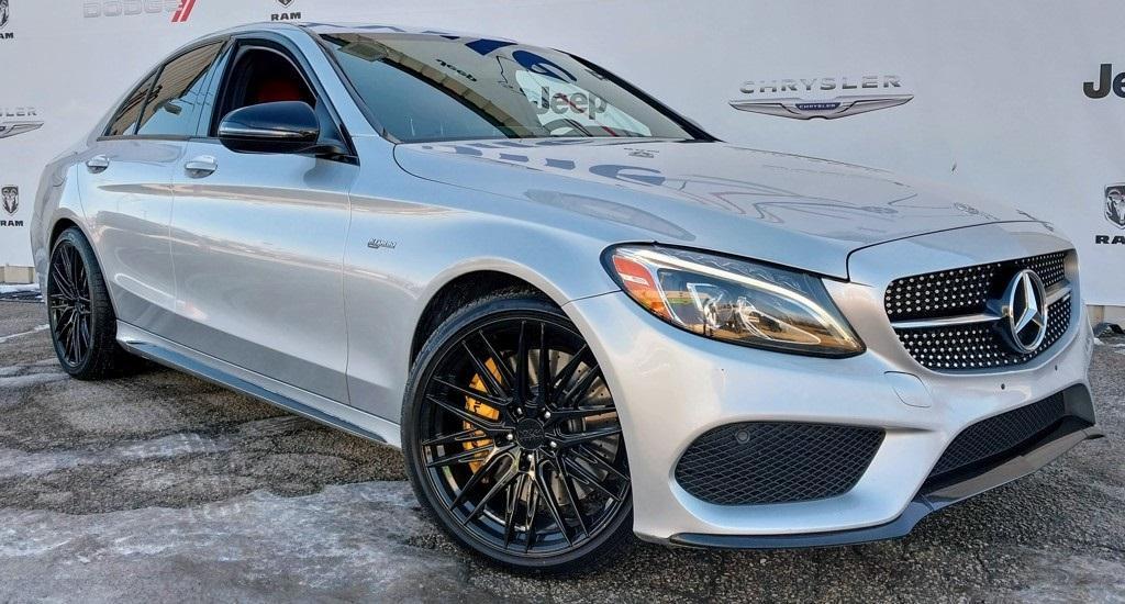 used 2018 Mercedes-Benz AMG C 43 car, priced at $26,755