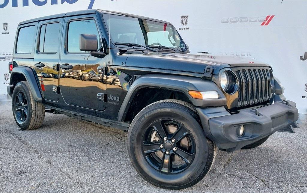 used 2021 Jeep Wrangler Unlimited car, priced at $28,495