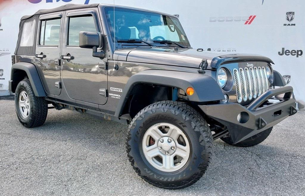 used 2017 Jeep Wrangler Unlimited car, priced at $22,694