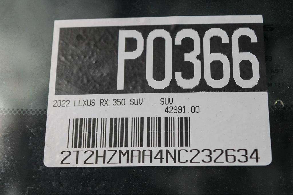 used 2022 Lexus RX 350 car, priced at $41,991