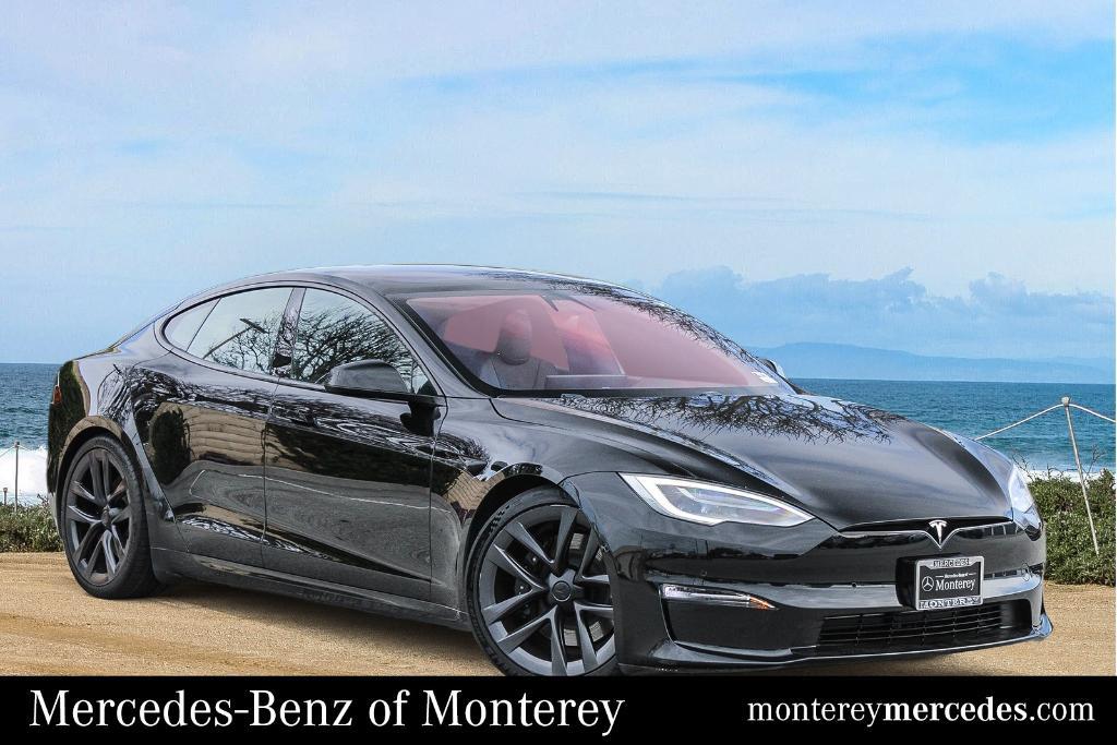 used 2021 Tesla Model S car, priced at $43,992