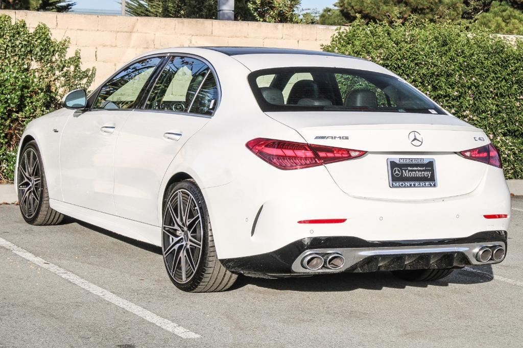 new 2025 Mercedes-Benz AMG C 43 car, priced at $66,335