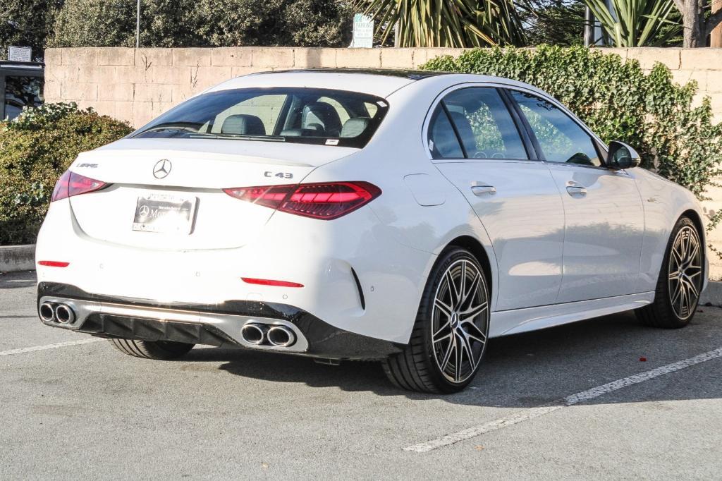 new 2025 Mercedes-Benz AMG C 43 car, priced at $66,335