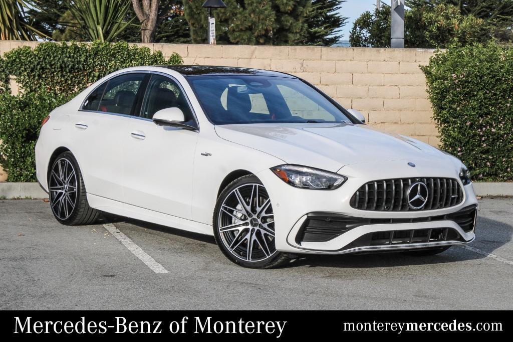 new 2025 Mercedes-Benz AMG C 43 car, priced at $66,335