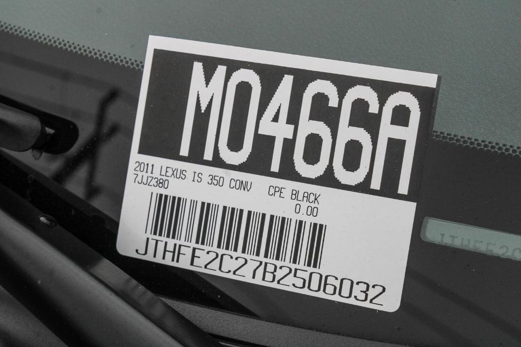 used 2011 Lexus IS 350C car, priced at $21,991