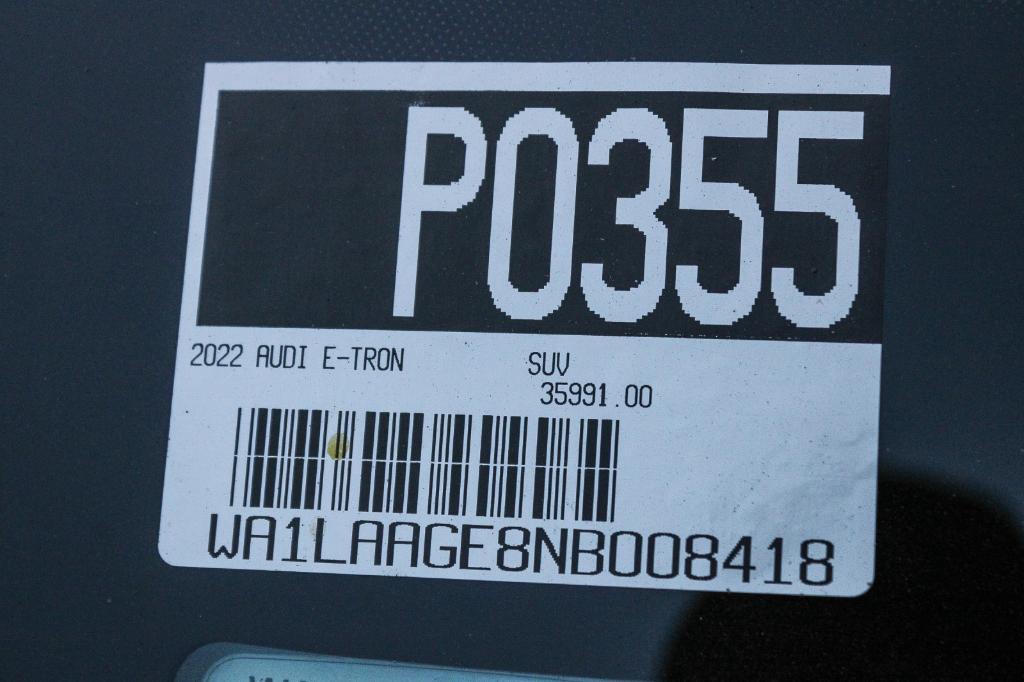 used 2022 Audi e-tron car, priced at $31,992