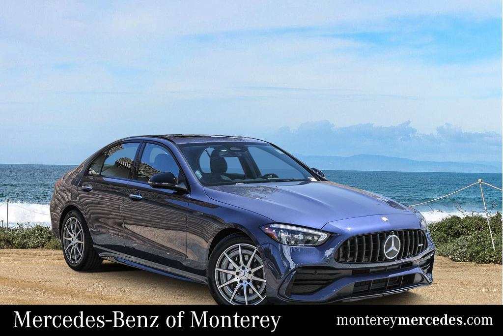 new 2025 Mercedes-Benz AMG C 43 car, priced at $70,970