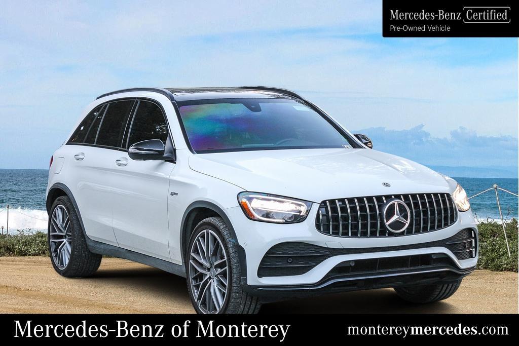 used 2021 Mercedes-Benz AMG GLC 43 car, priced at $39,991