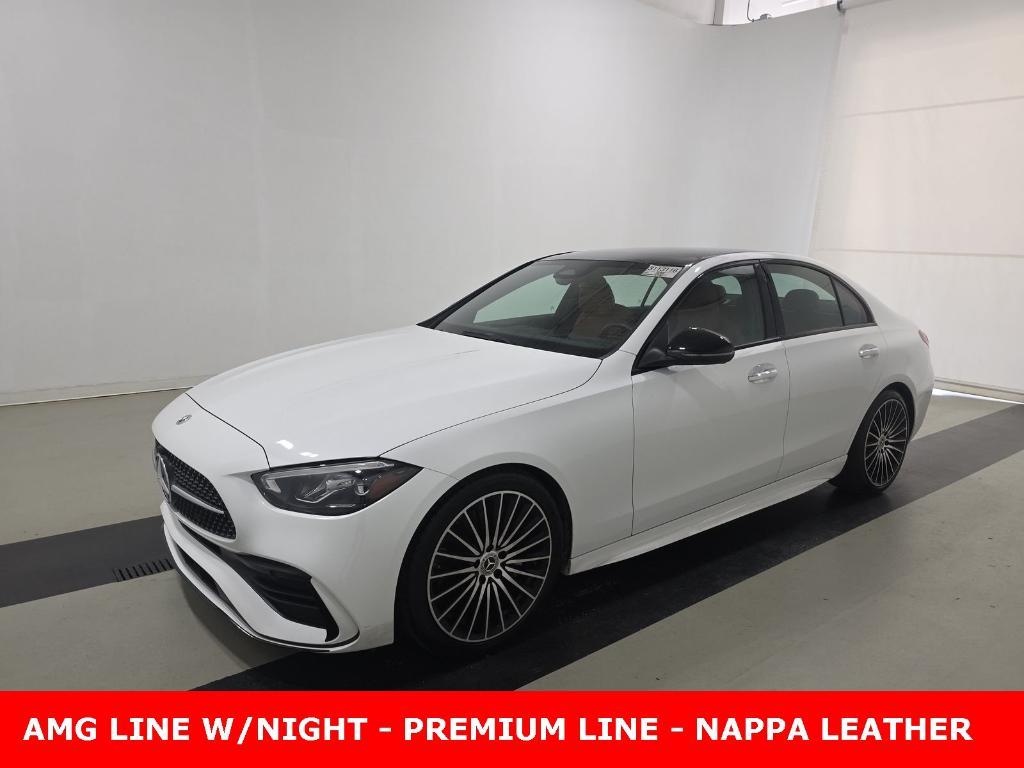 used 2022 Mercedes-Benz C-Class car, priced at $39,990