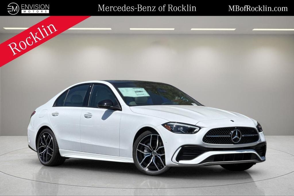 new 2025 Mercedes-Benz C-Class car, priced at $59,405