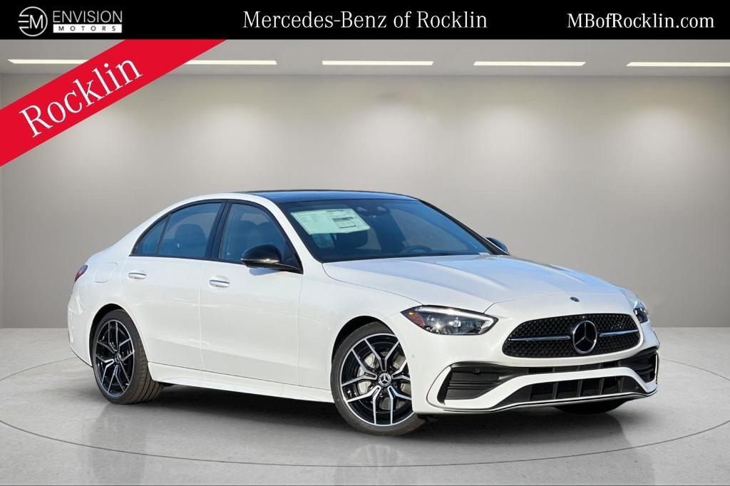 new 2025 Mercedes-Benz C-Class car, priced at $63,905