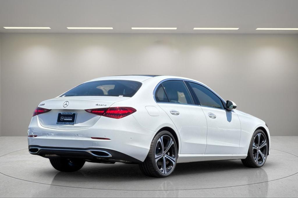 new 2025 Mercedes-Benz C-Class car, priced at $58,555