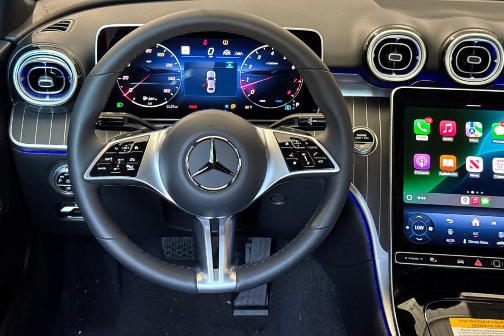 new 2025 Mercedes-Benz C-Class car, priced at $58,555