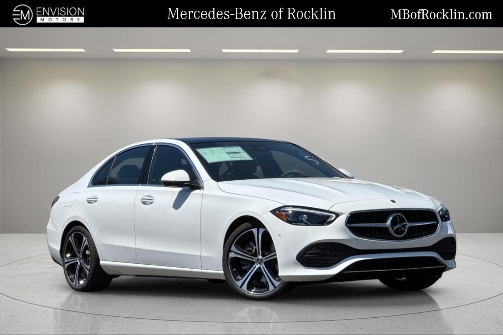 new 2025 Mercedes-Benz C-Class car, priced at $58,555