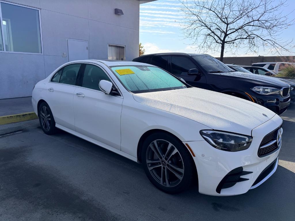 used 2021 Mercedes-Benz E-Class car, priced at $27,990