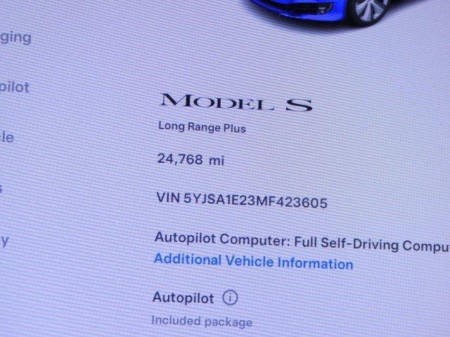 used 2021 Tesla Model S car, priced at $46,950