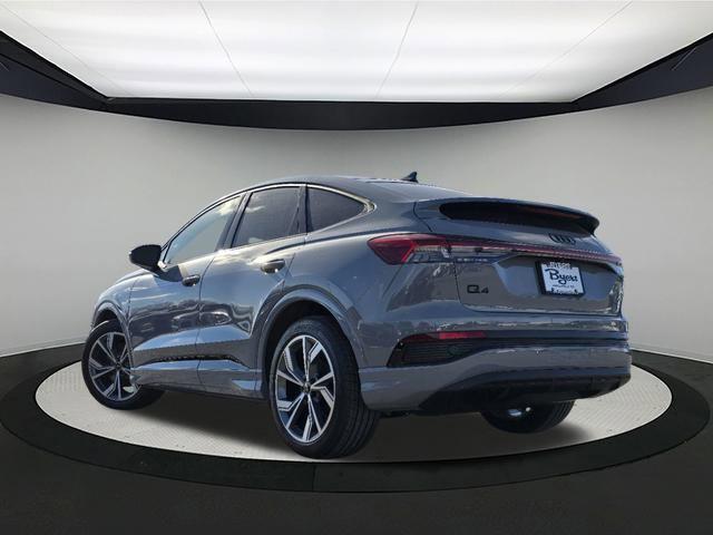 new 2025 Audi Q4 e-tron Sportback car, priced at $64,535