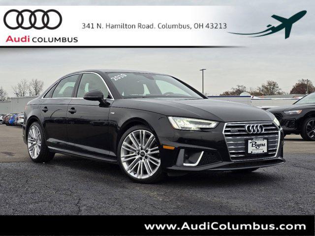 used 2019 Audi A4 car, priced at $25,999