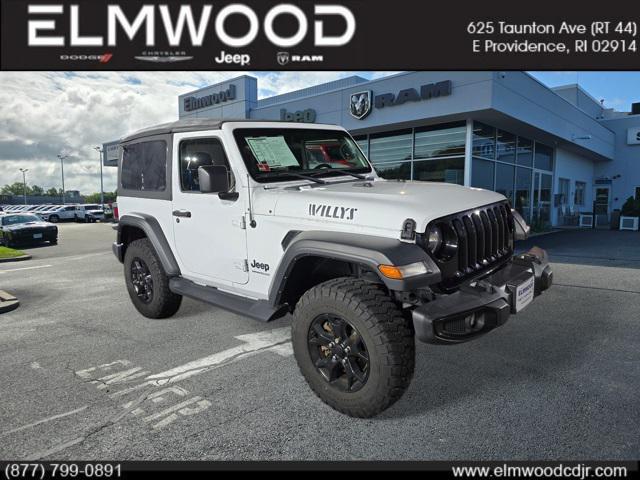 used 2021 Jeep Wrangler car, priced at $29,384