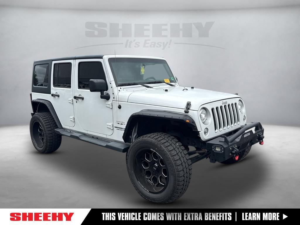 used 2017 Jeep Wrangler Unlimited car, priced at $19,555