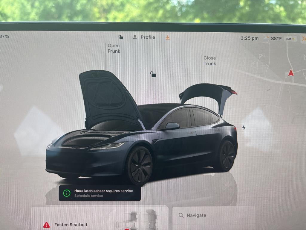 used 2025 Tesla Model 3 car, priced at $37,900