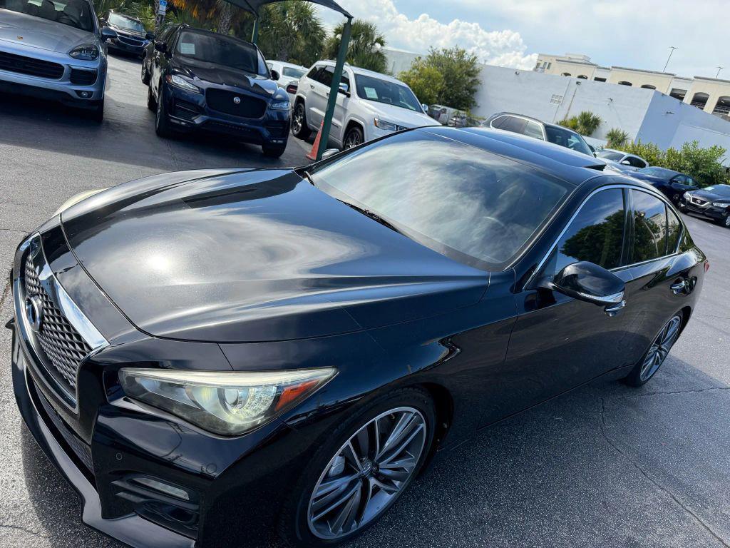 used 2014 INFINITI Q50 Hybrid car, priced at $12,499