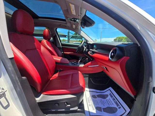 used 2018 Alfa Romeo Stelvio car, priced at $16,399