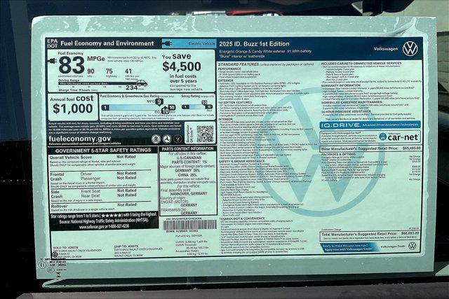 new 2025 Volkswagen ID. Buzz car, priced at $660,906