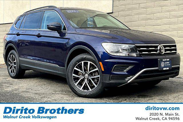 used 2021 Volkswagen Tiguan car, priced at $20,881