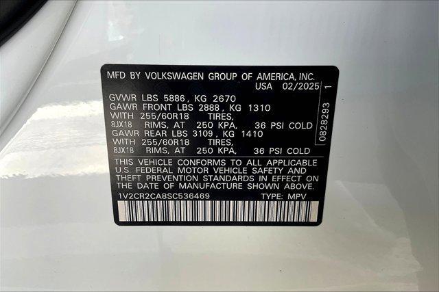 new 2025 Volkswagen Atlas car, priced at $49,059