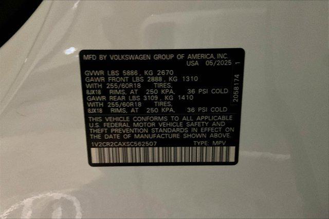 new 2025 Volkswagen Atlas car, priced at $49,059