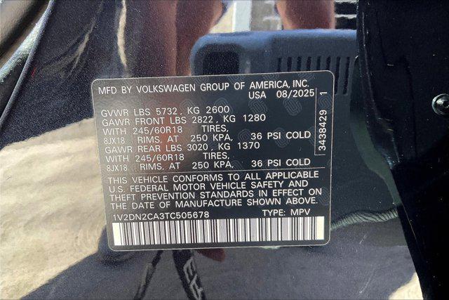 new 2026 Volkswagen Atlas car, priced at $41,598