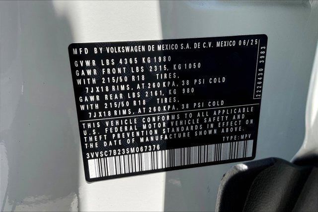 new 2025 Volkswagen Taos car, priced at $30,061