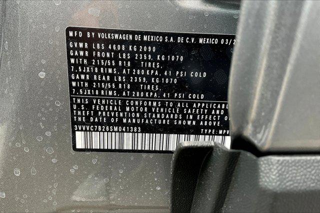 new 2025 Volkswagen Taos car, priced at $32,750