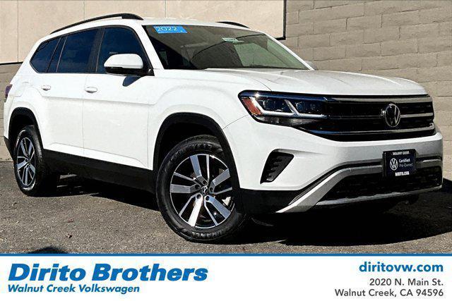 used 2022 Volkswagen Atlas car, priced at $25,981