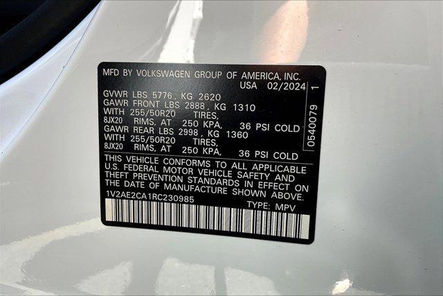 new 2024 Volkswagen Atlas Cross Sport car, priced at $51,963