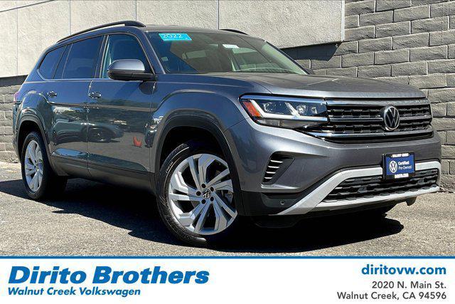 used 2022 Volkswagen Atlas car, priced at $30,881