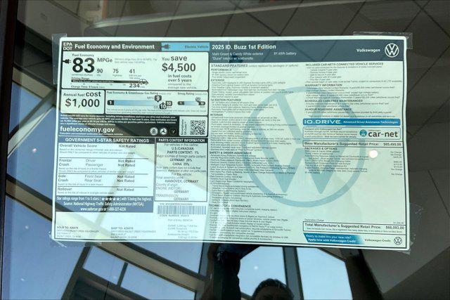 new 2025 Volkswagen ID. Buzz car, priced at $68,093