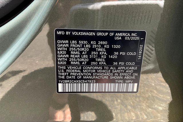 new 2025 Volkswagen Atlas car, priced at $51,239