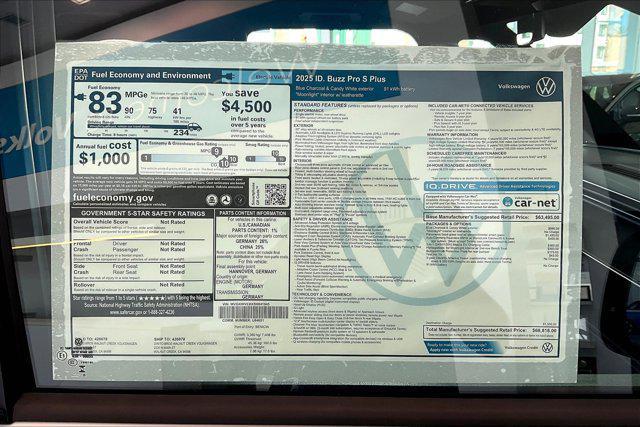 new 2025 Volkswagen ID. Buzz car, priced at $68,818