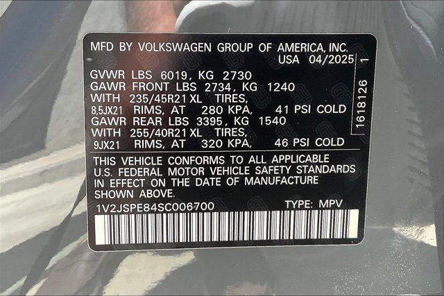 new 2025 Volkswagen ID.4 car, priced at $59,781