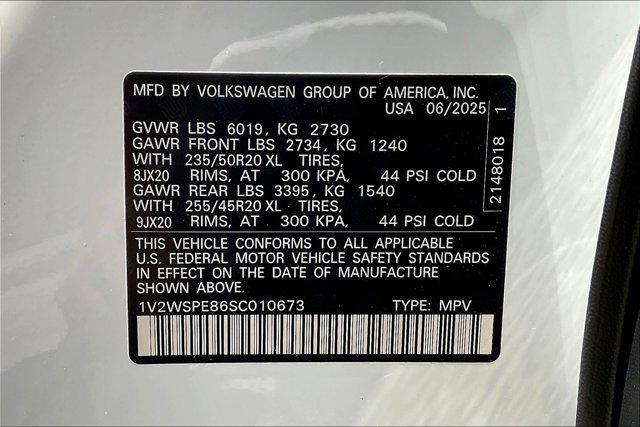 new 2025 Volkswagen ID.4 car, priced at $57,036