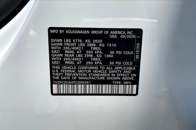 new 2026 Volkswagen Atlas Cross Sport car, priced at $57,298