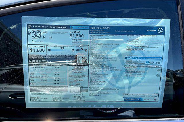 new 2025 Volkswagen Jetta car, priced at $31,179