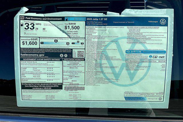 new 2025 Volkswagen Jetta car, priced at $27,919