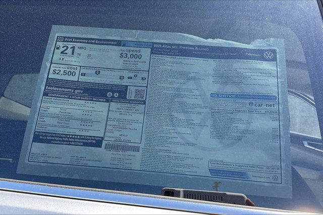 new 2025 Volkswagen Atlas car, priced at $57,931