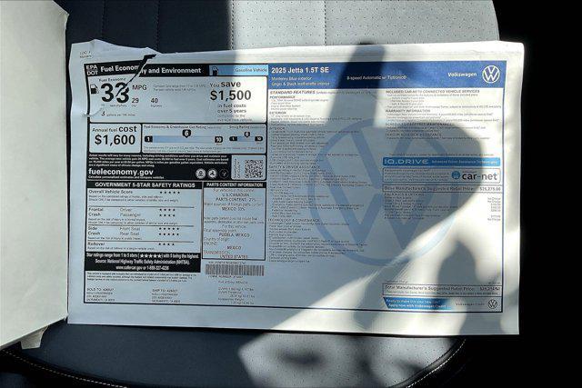 new 2025 Volkswagen Jetta car, priced at $28,214