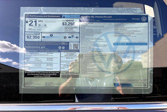 new 2026 Volkswagen Atlas car, priced at $57,349